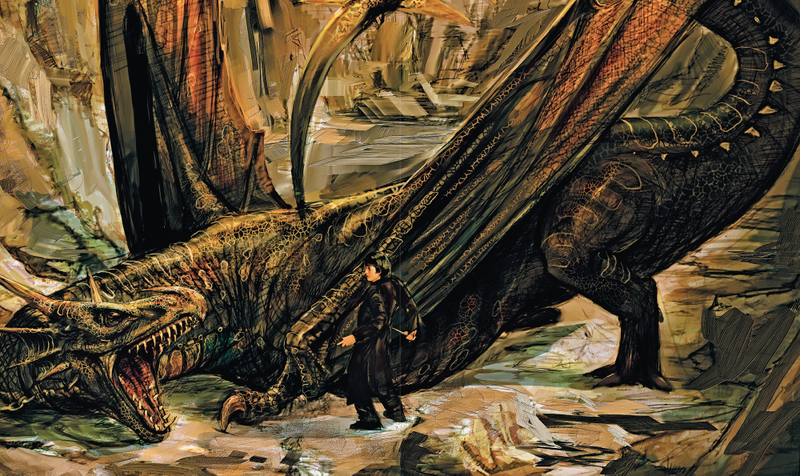 Illustration for article titled Harry Potter's Dragons And Other Beasts, As You've Never Seen Them